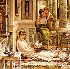Edward John Poynter Corner Of The Villa painting
